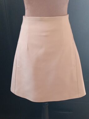Zara Peach A-Line Skirt